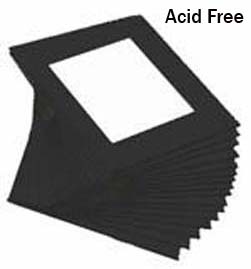 16x20 Bulk Mat Bundles 4ply Double Mat Crescent Select Black